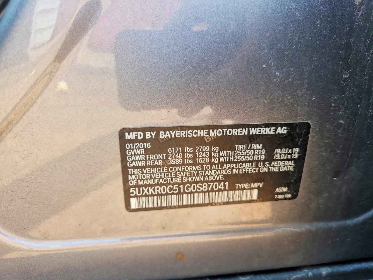 2016 BMW X5 xDrive35I - zdjęcie 13