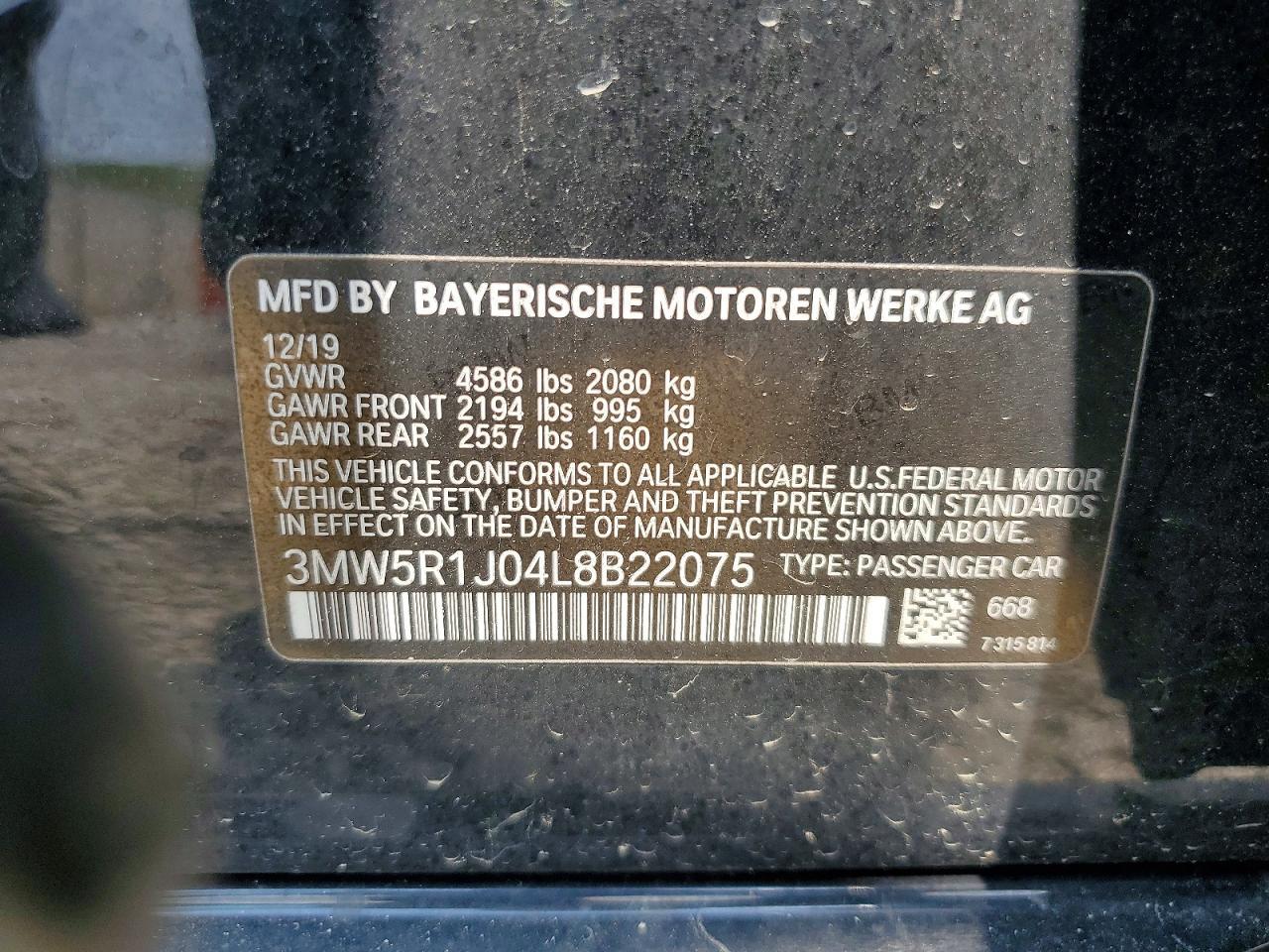 2020 BMW 330I - zdjęcie 12