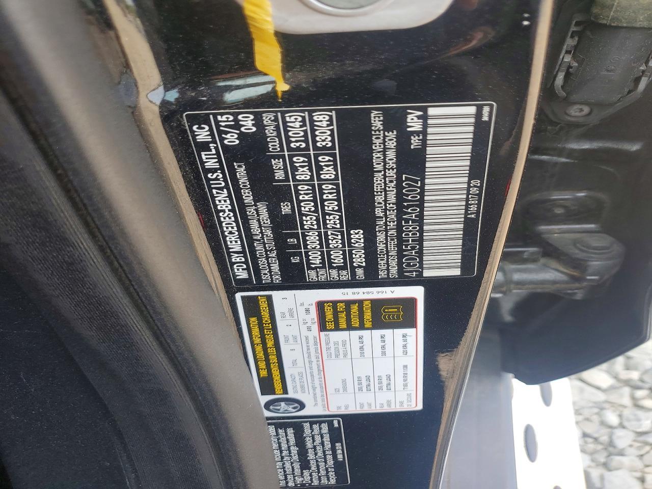 2015 Mercedes-Benz Ml 350 4Matic - zdjęcie 12