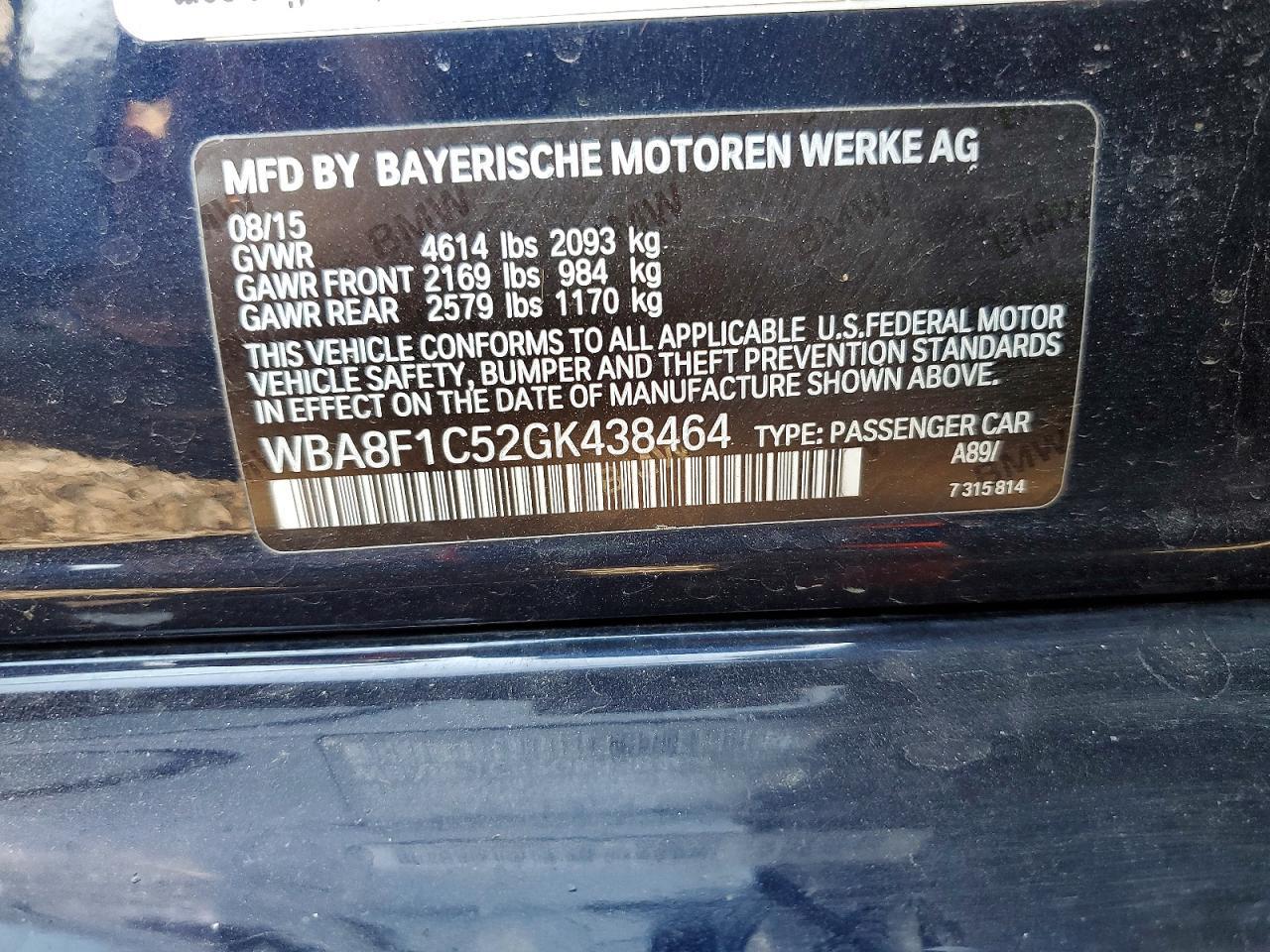 2016 BMW 328 D xDrive - zdjęcie 12