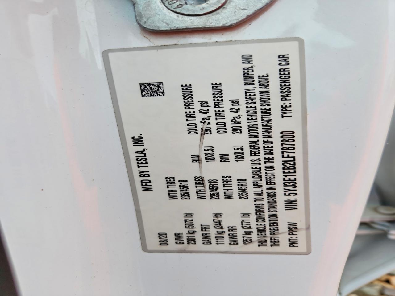 2020 Tesla Model 3 - zdjęcie 12