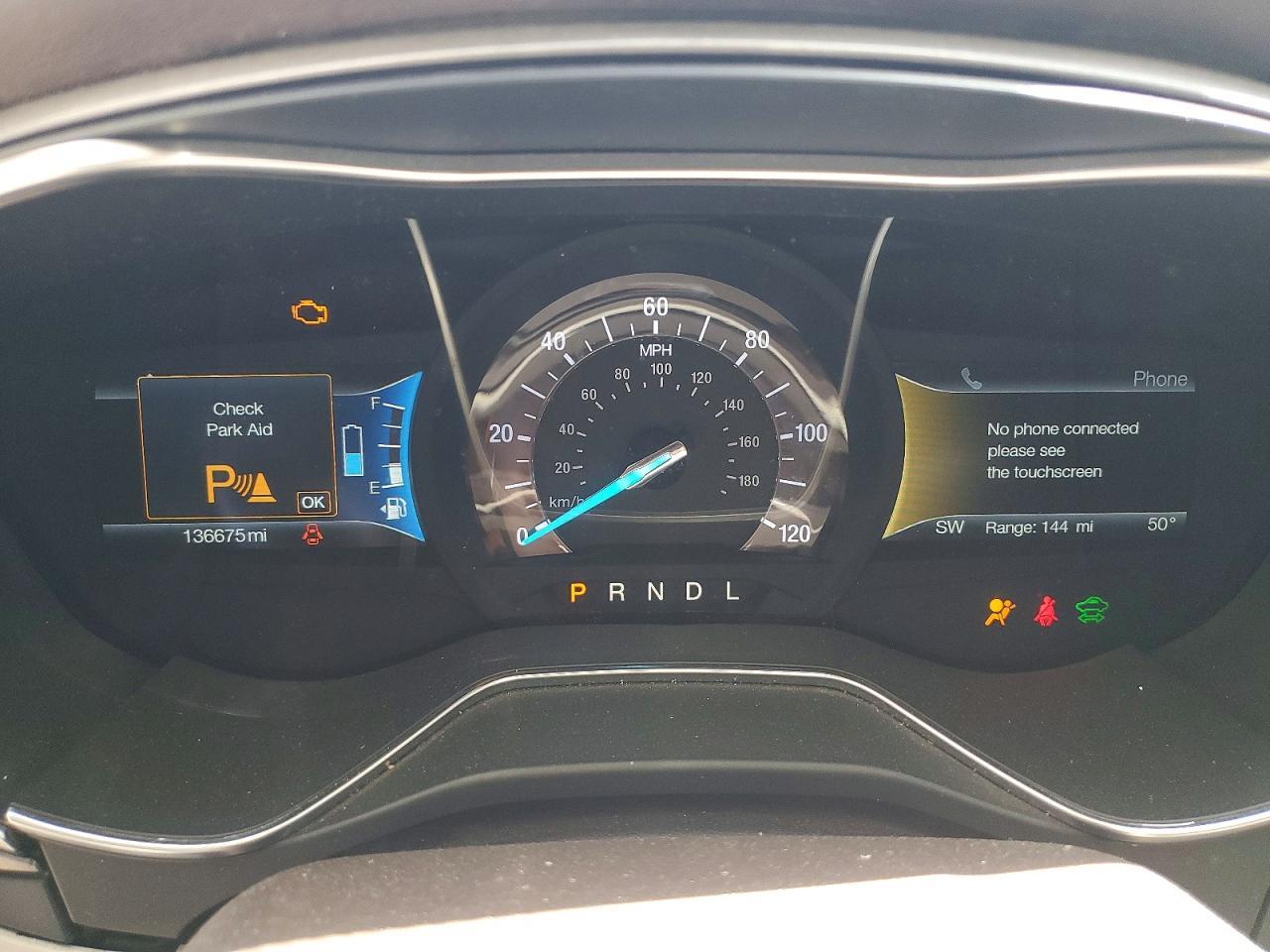 2017 Ford Fusion Titanium Phev - zdjęcie 9
