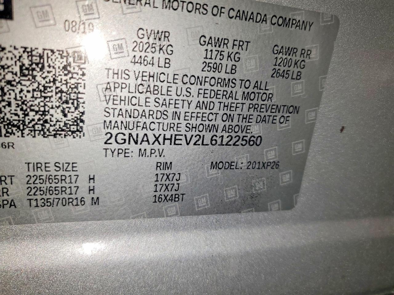 2020 Chevrolet Equinox Ls - zdjęcie 14