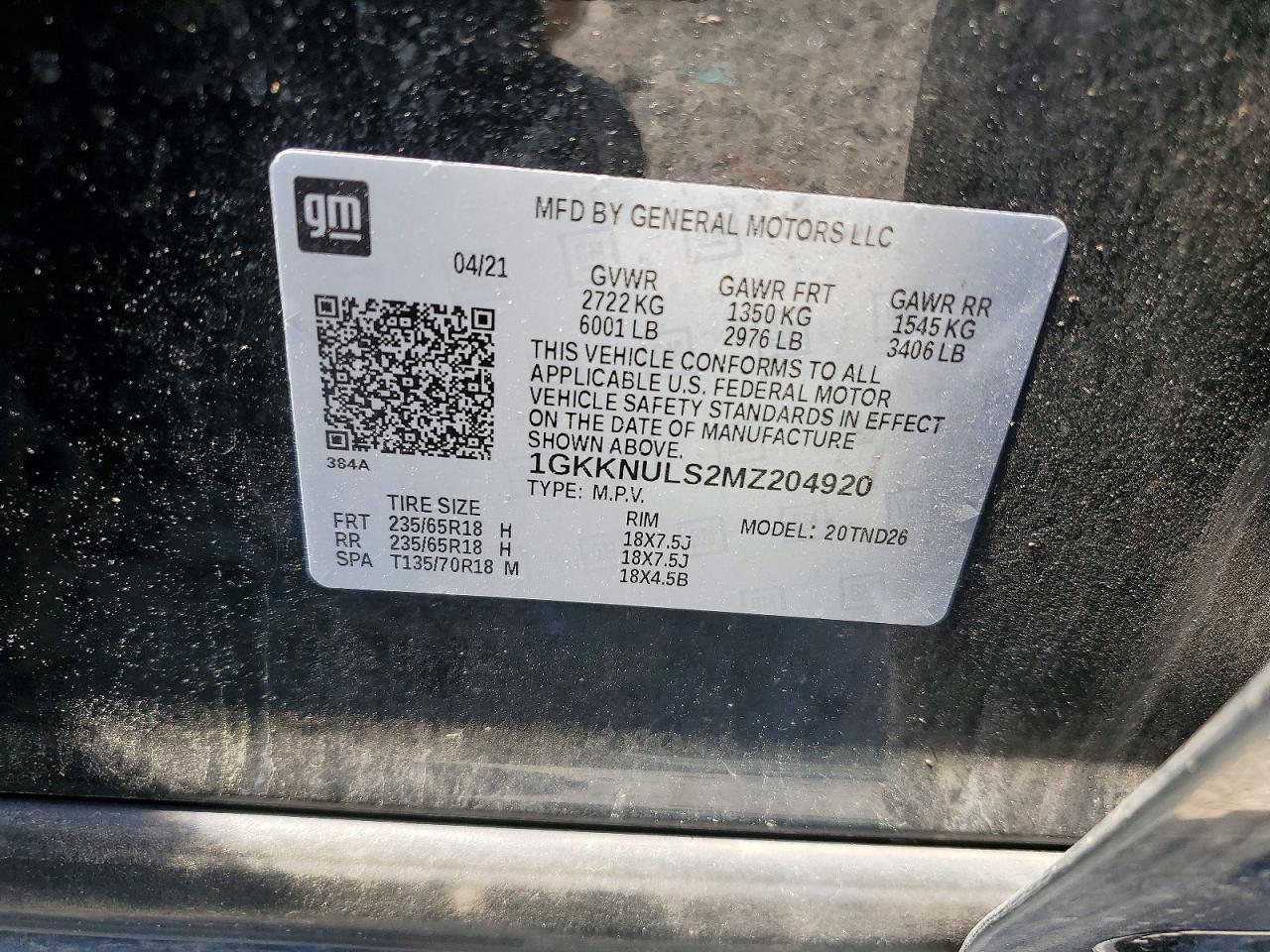 2021 GMC Acadia - zdjęcie 13
