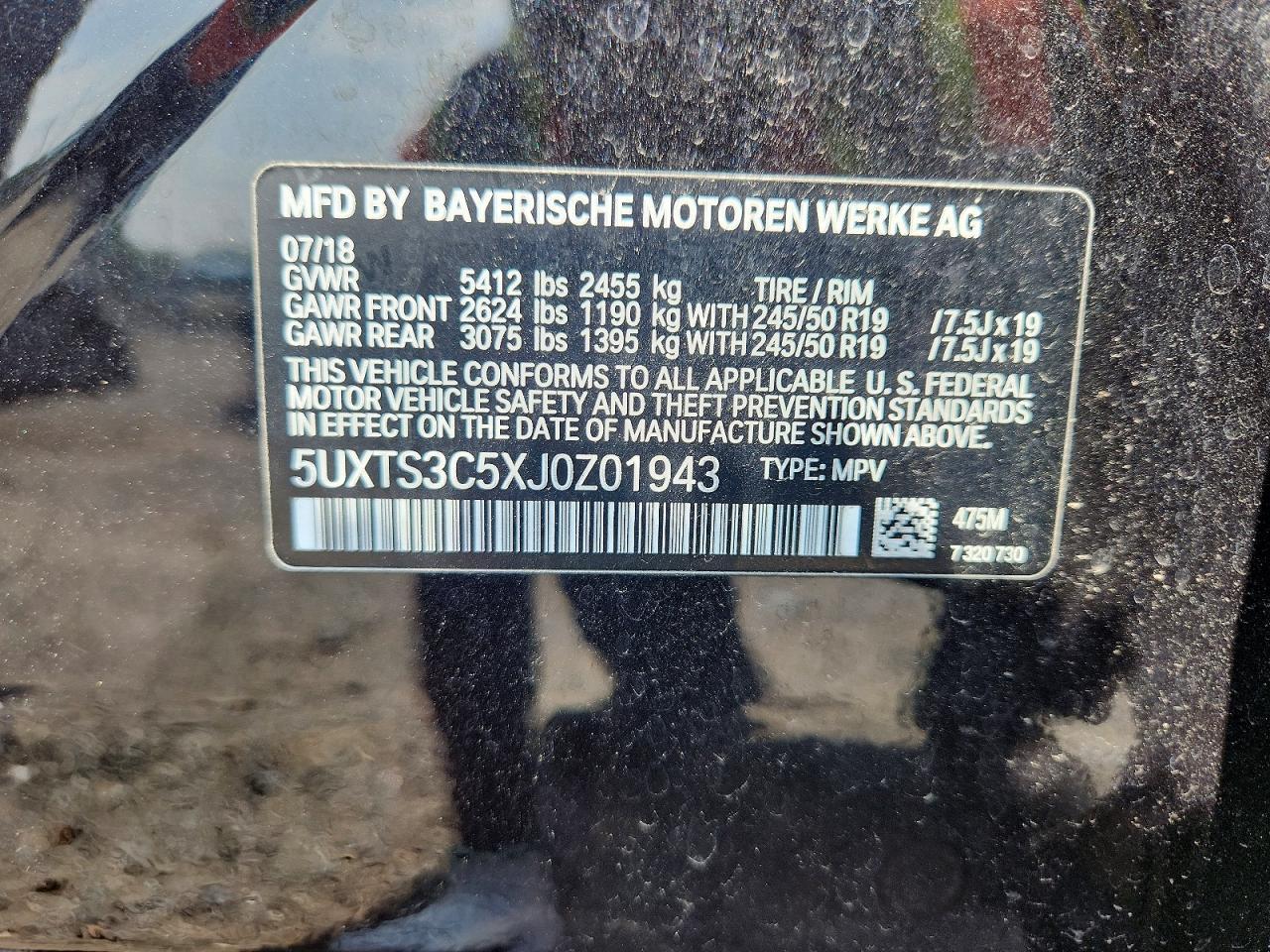 2018 BMW X3 xDrivem40I - zdjęcie 13