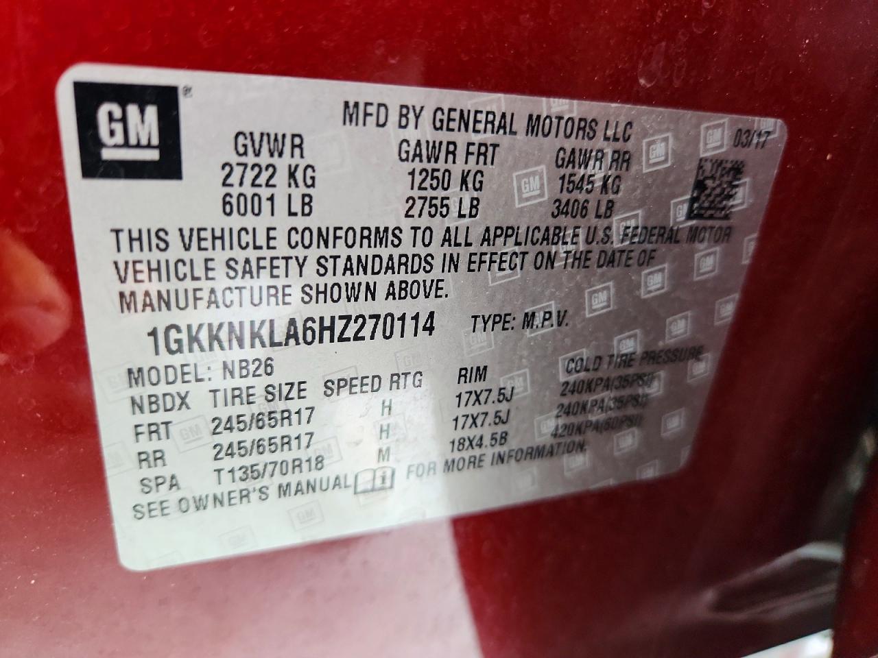 2017 GMC Acadia Sle - zdjęcie 14