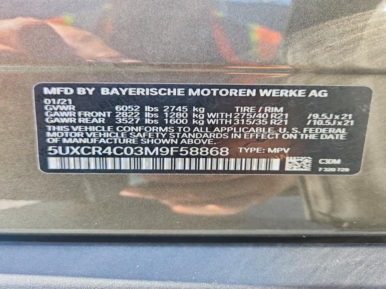 2021 BMW X5 Sdrive 40I - zdjęcie 14