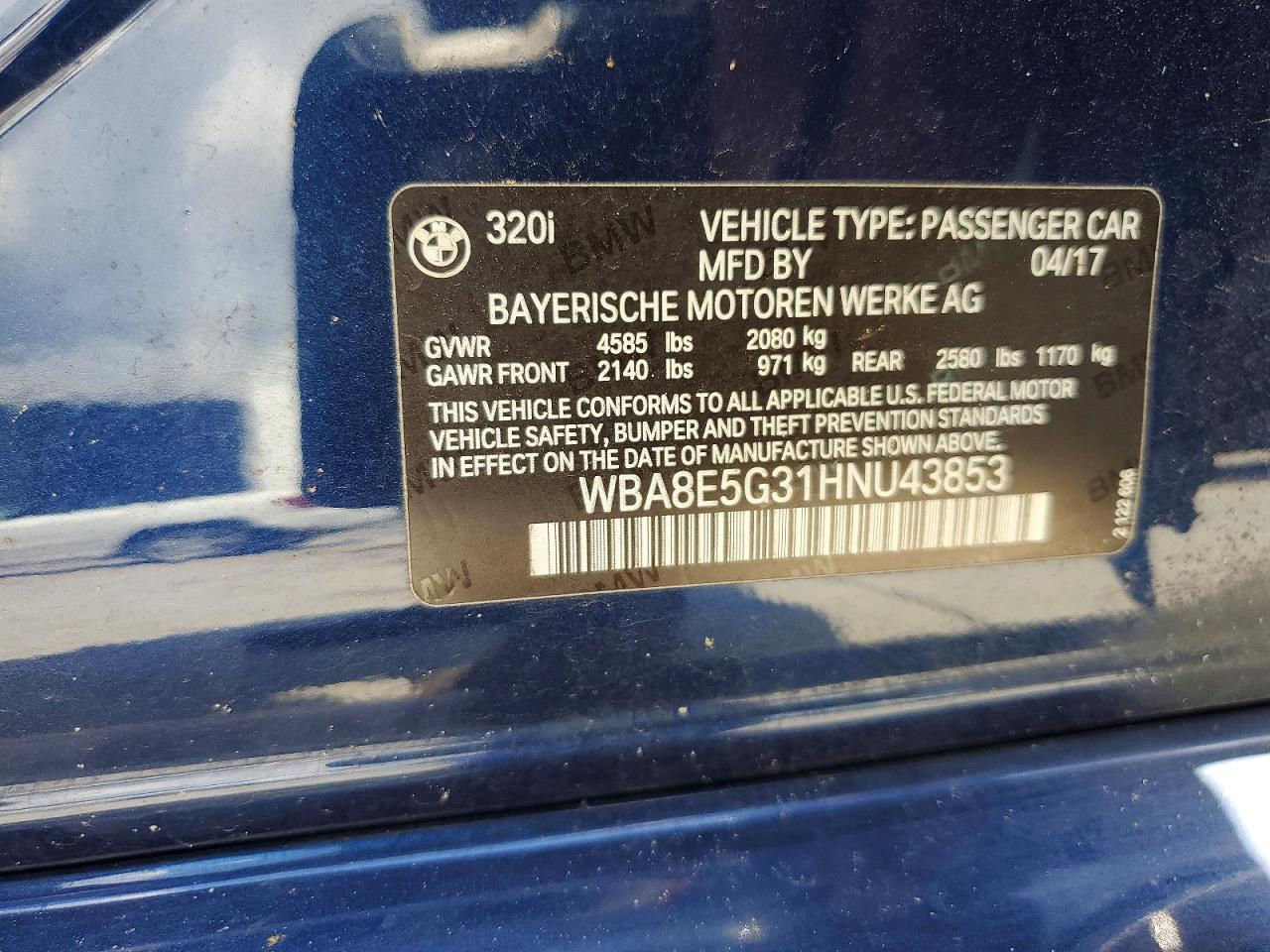 2017 BMW 320 Xi - zdjęcie 12
