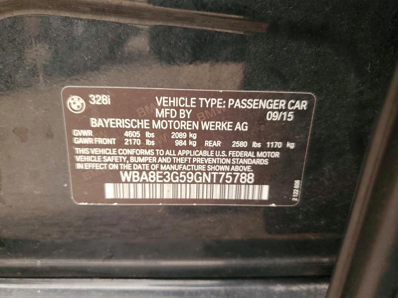 2016 BMW Seria 3 328i - zdjęcie 13