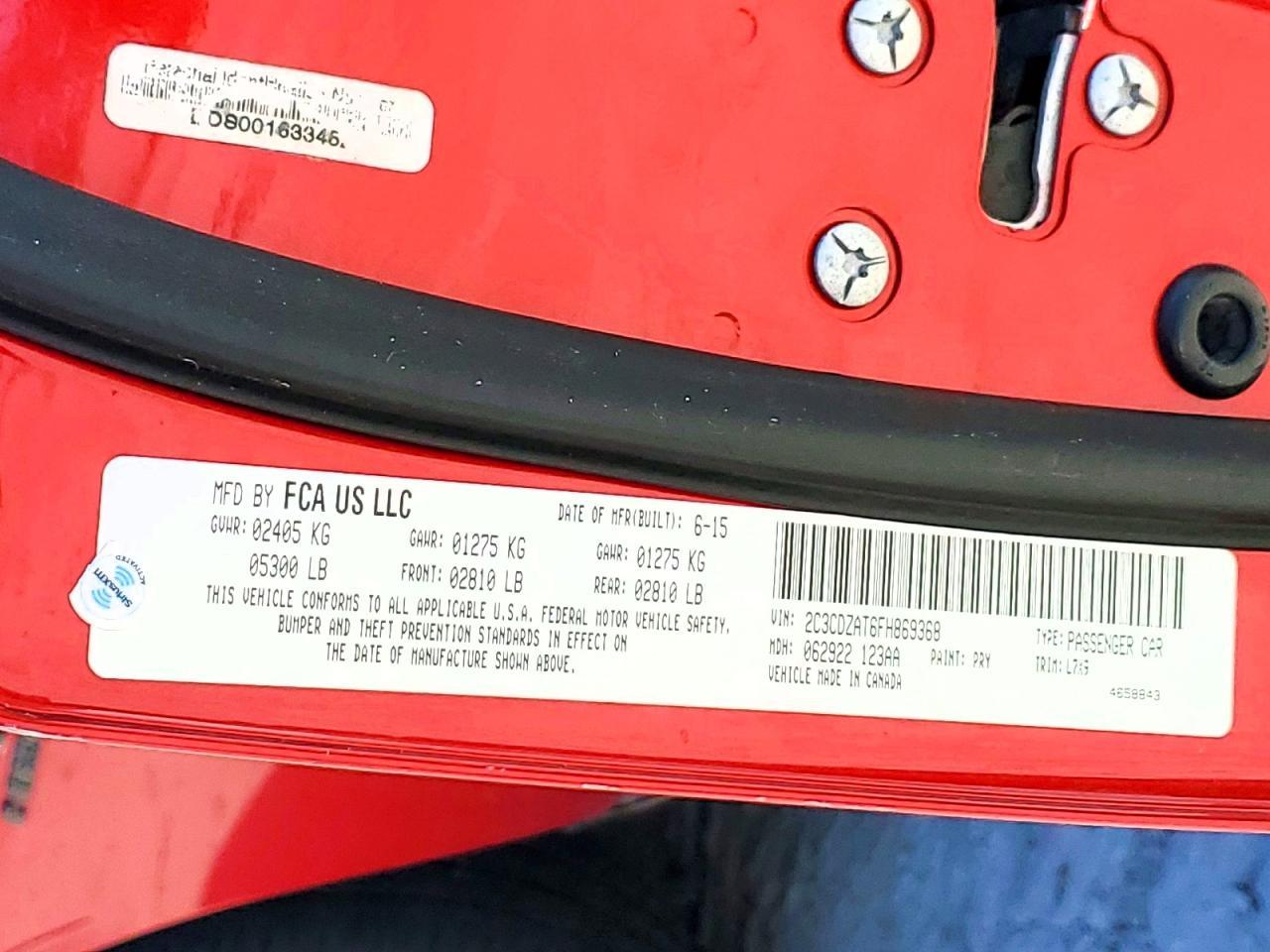 2015 Dodge Challenger Sxt - zdjęcie 12