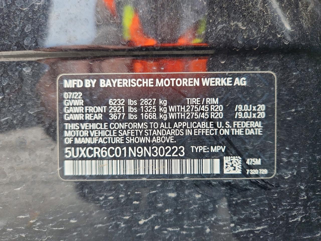 2022 BMW X5 xDrive40I - zdjęcie 13
