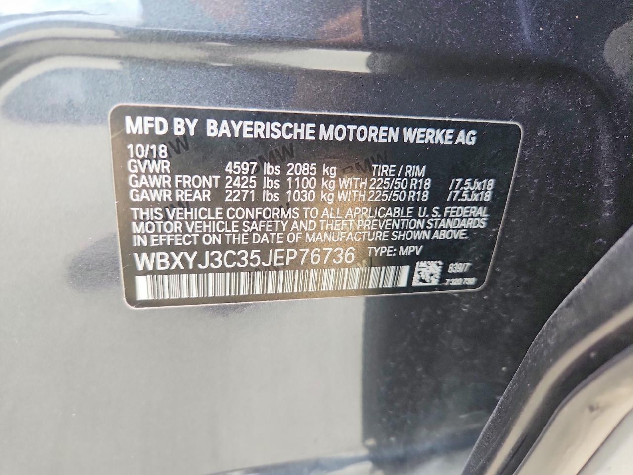2018 BMW X2 Sdrive28I - zdjęcie 13