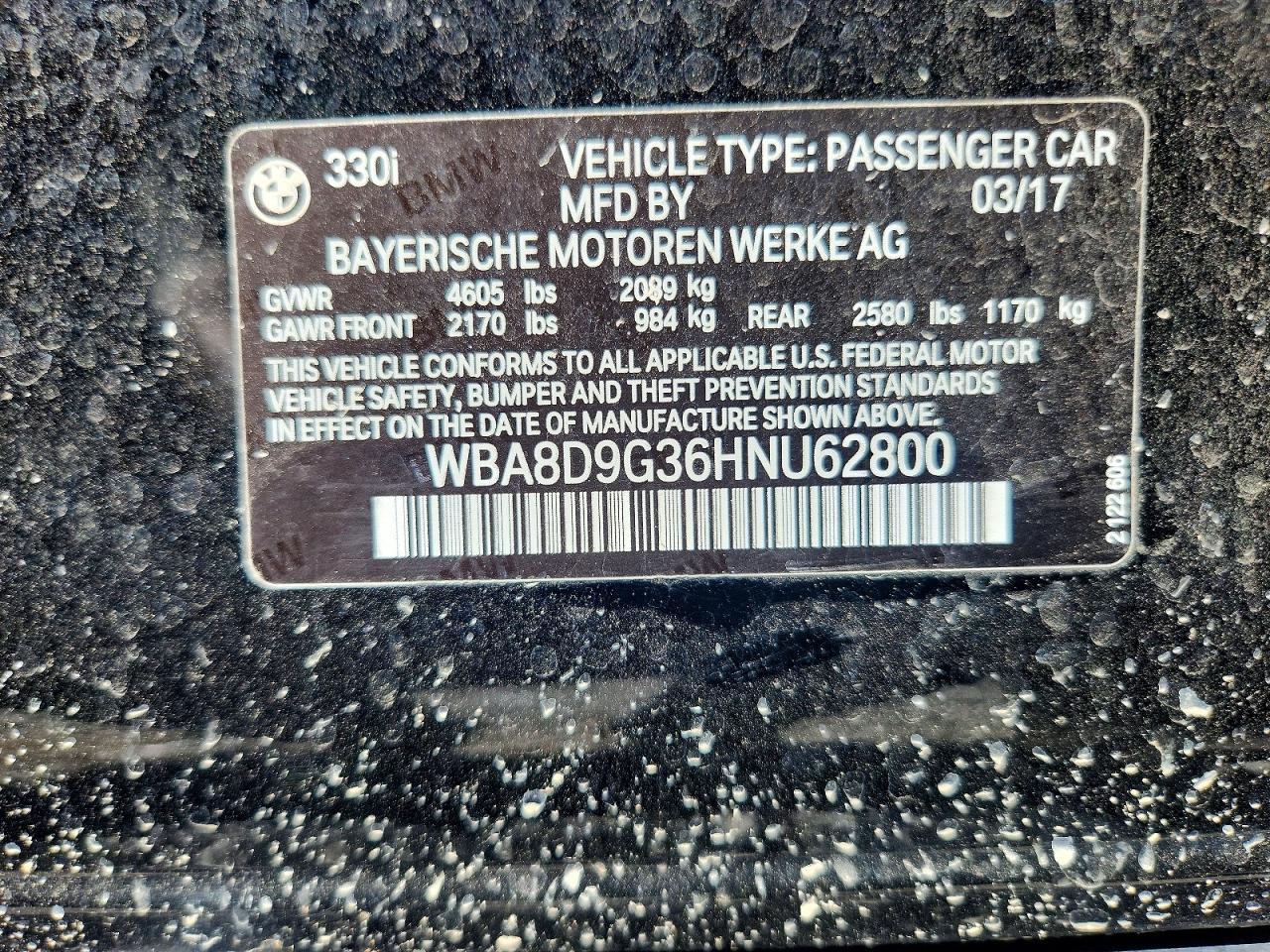 2017 BMW Seria 3 330i - zdjęcie 12