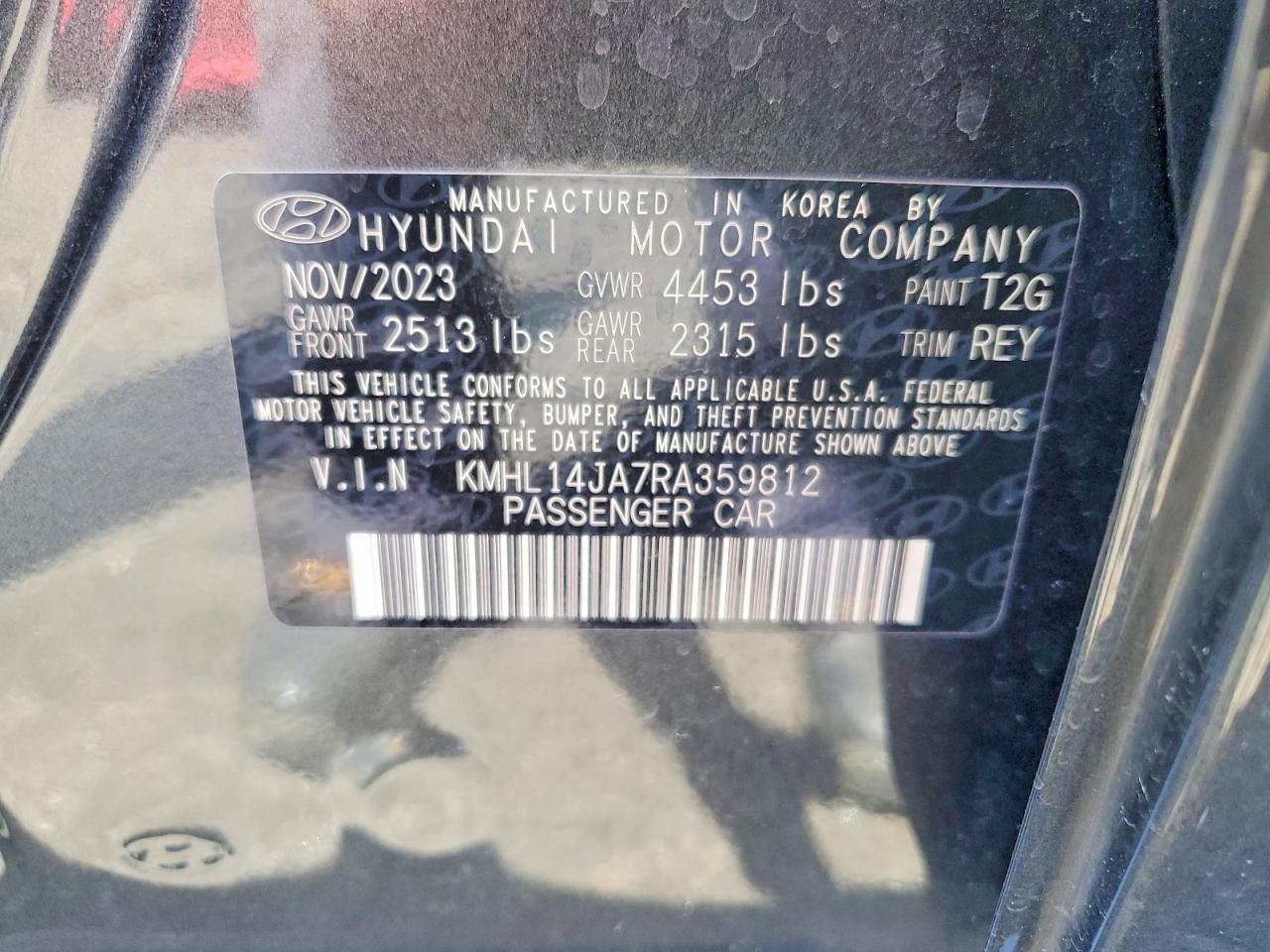 2024 Hyundai Sonata Sel - zdjęcie 12