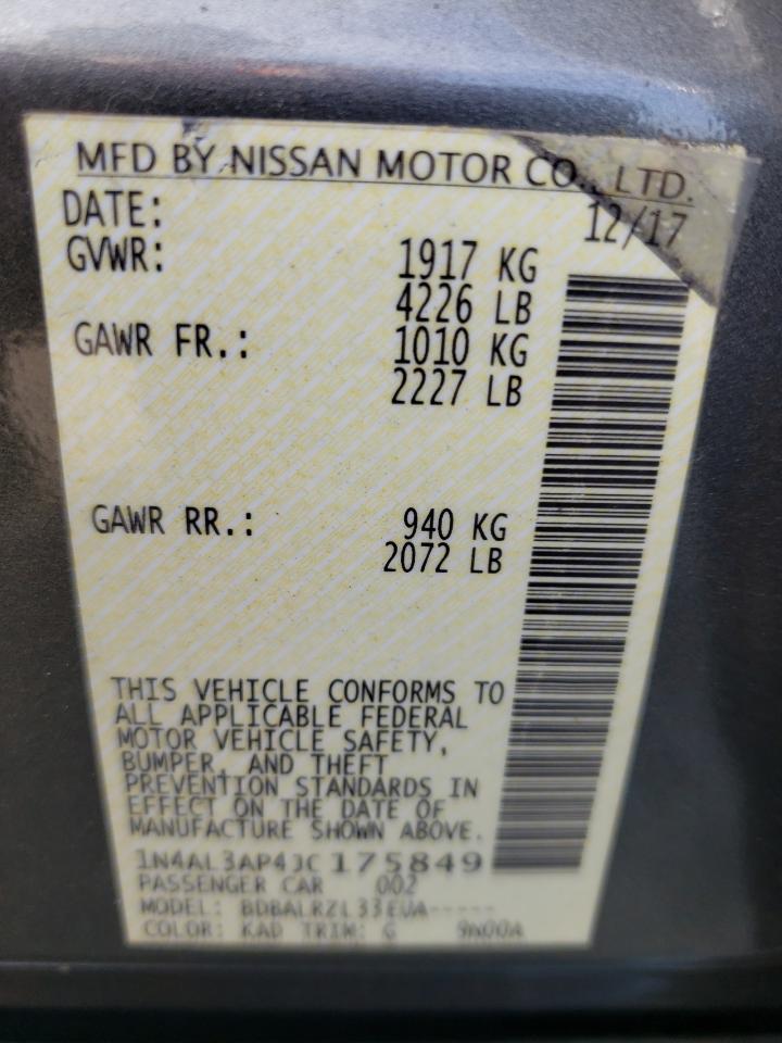 2018 Nissan Altima 2.5 - zdjęcie 12