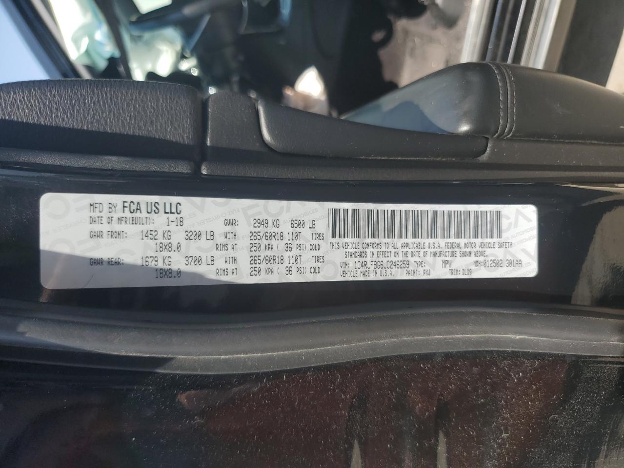 2018 Jeep Grand Cherokee Limited - zdjęcie 13