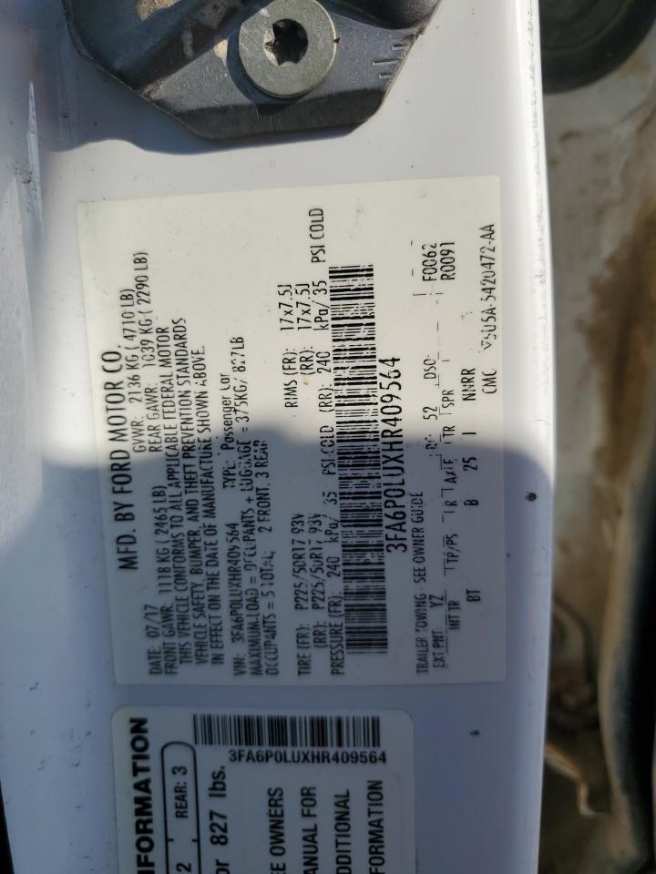 2017 Ford Fusion Se Hybrid - zdjęcie 12