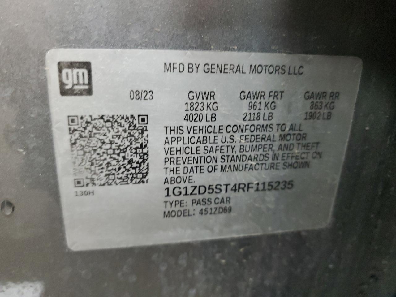 2024 Chevrolet Malibu Lt - zdjęcie 13