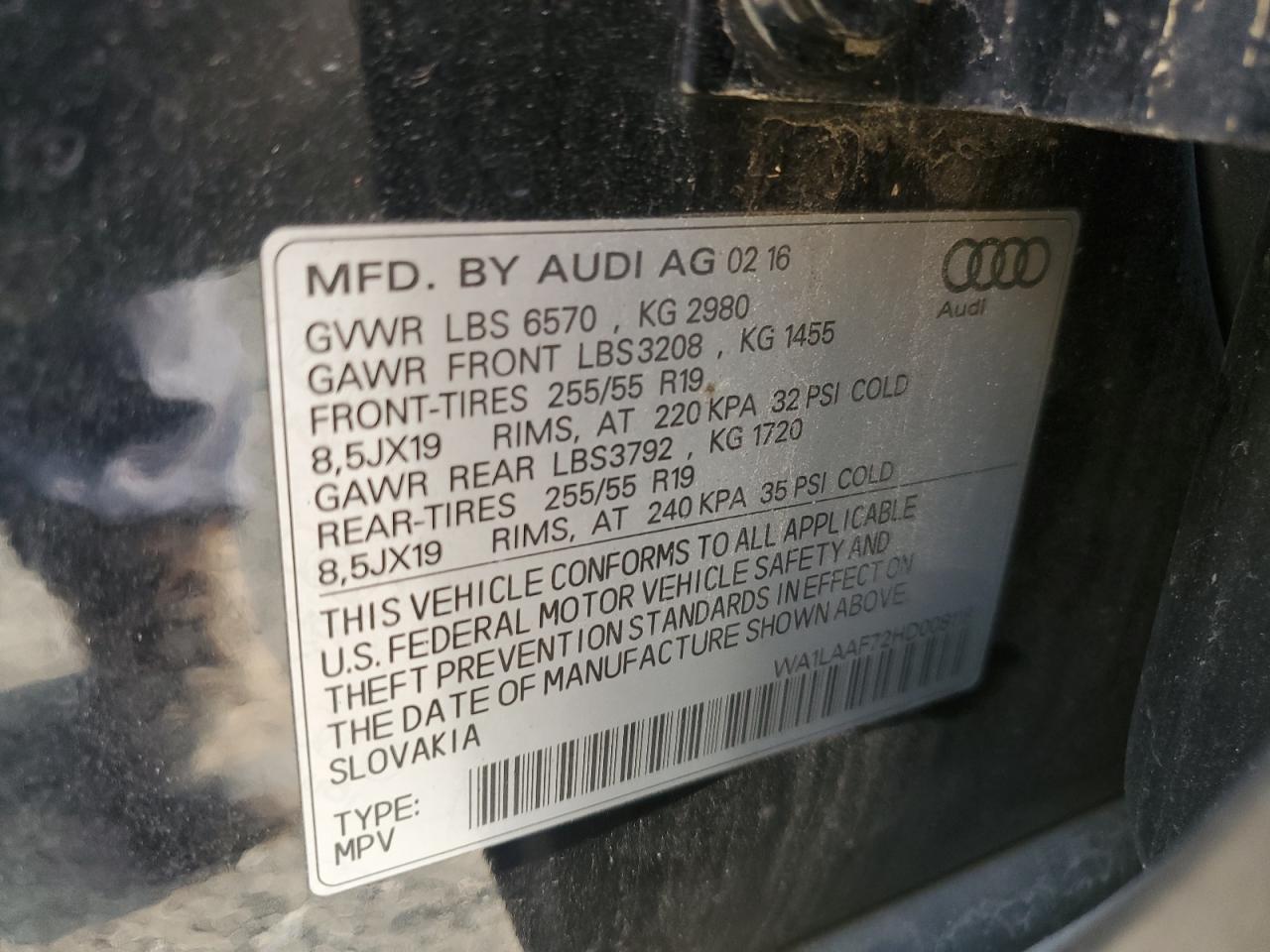 2017 Audi Q7 Premium Plus - zdjęcie 13