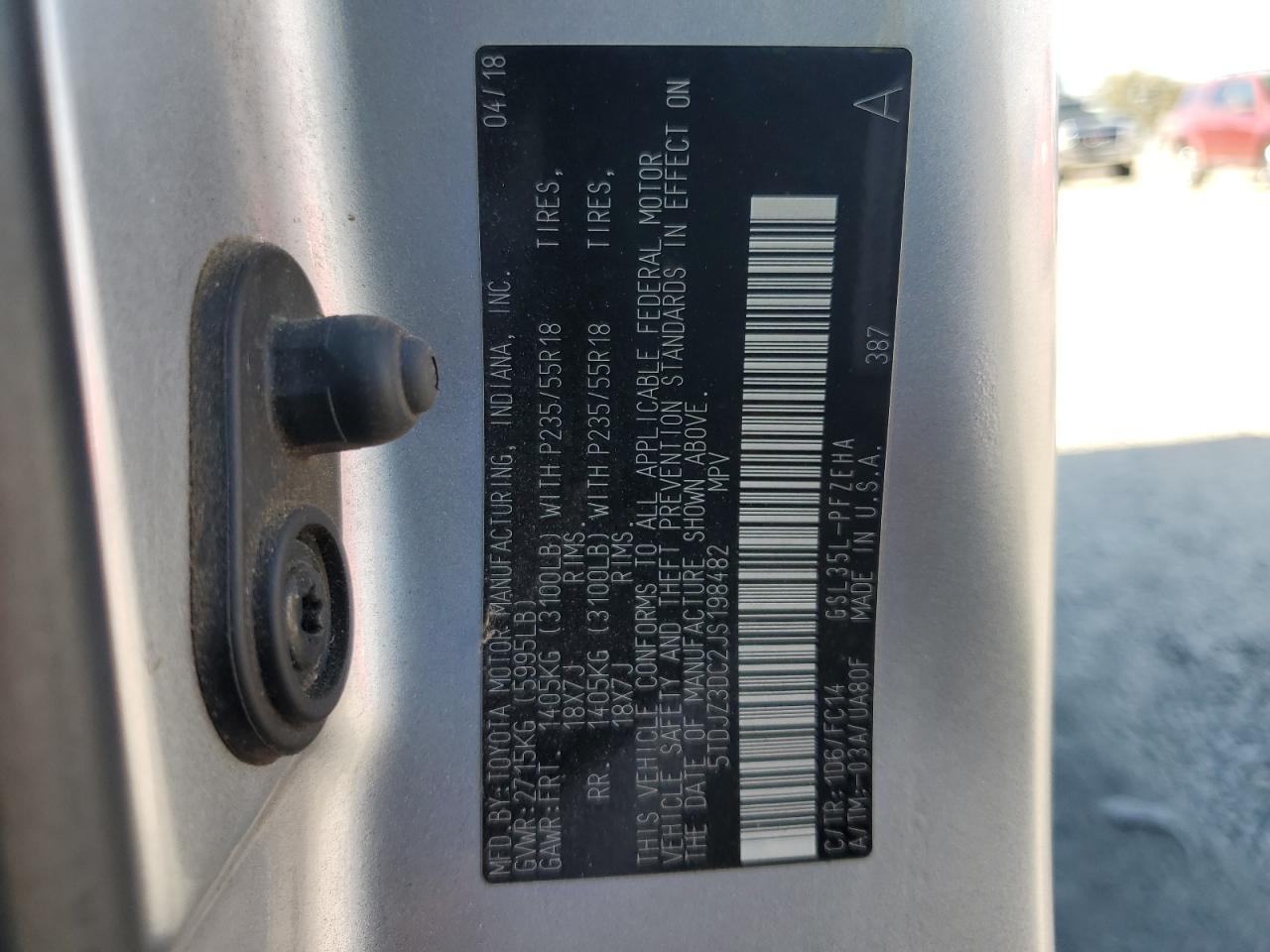 2018 Toyota Sienna - zdjęcie 13