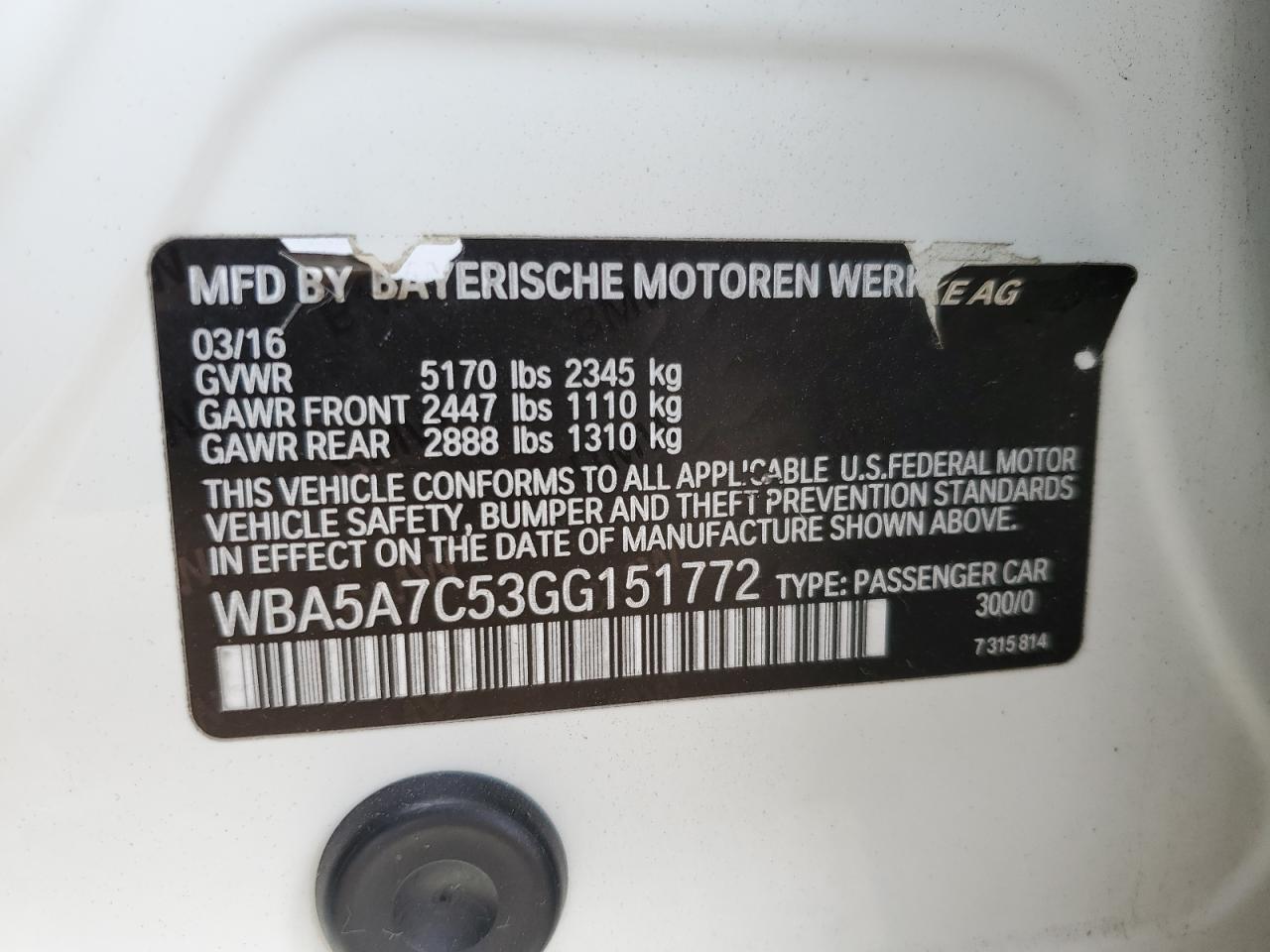 2016 BMW Seria 5 528i - zdjęcie 12