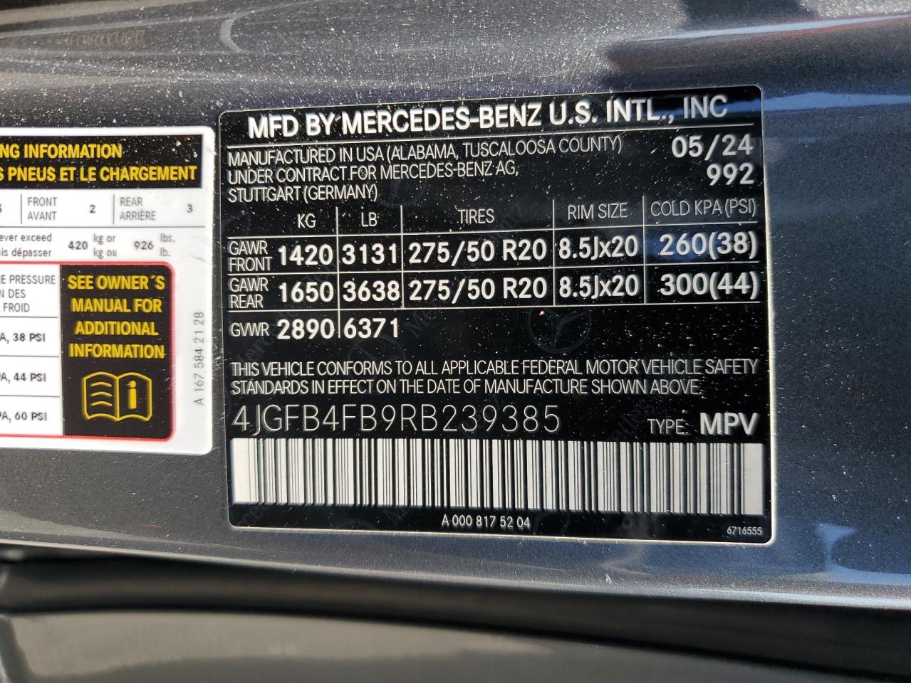 2024 Mercedes-Benz GLE - zdjęcie 14