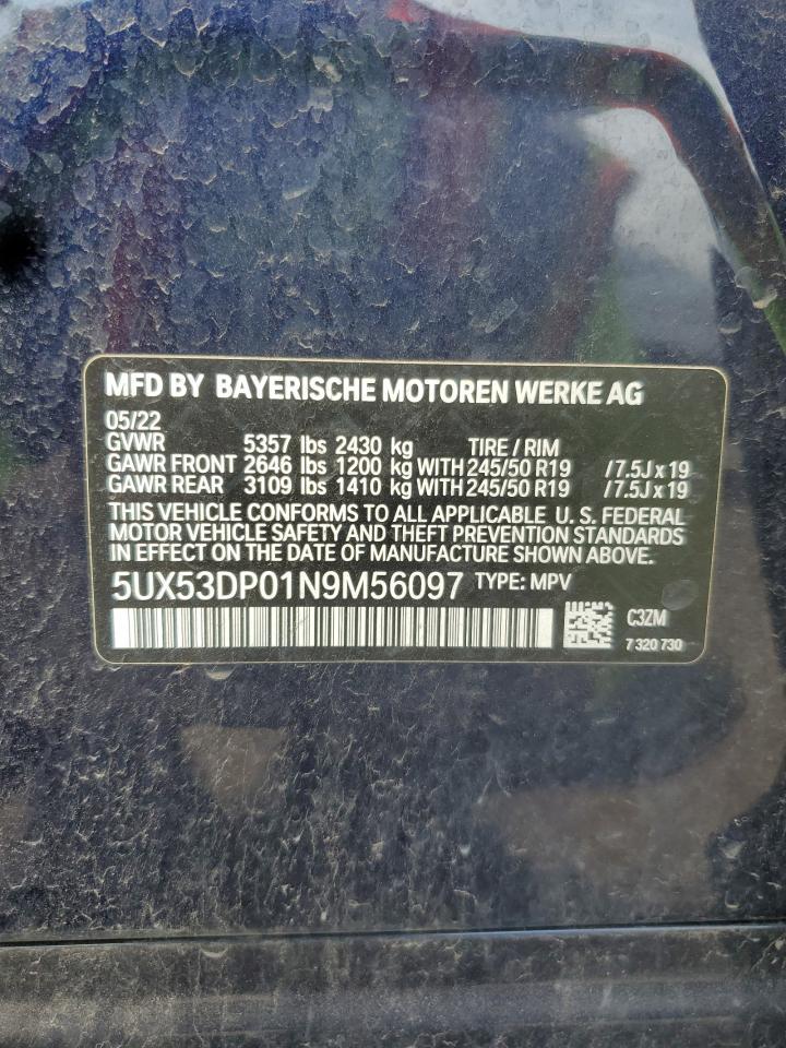 2022 BMW X3 xDrive30I - zdjęcie 12