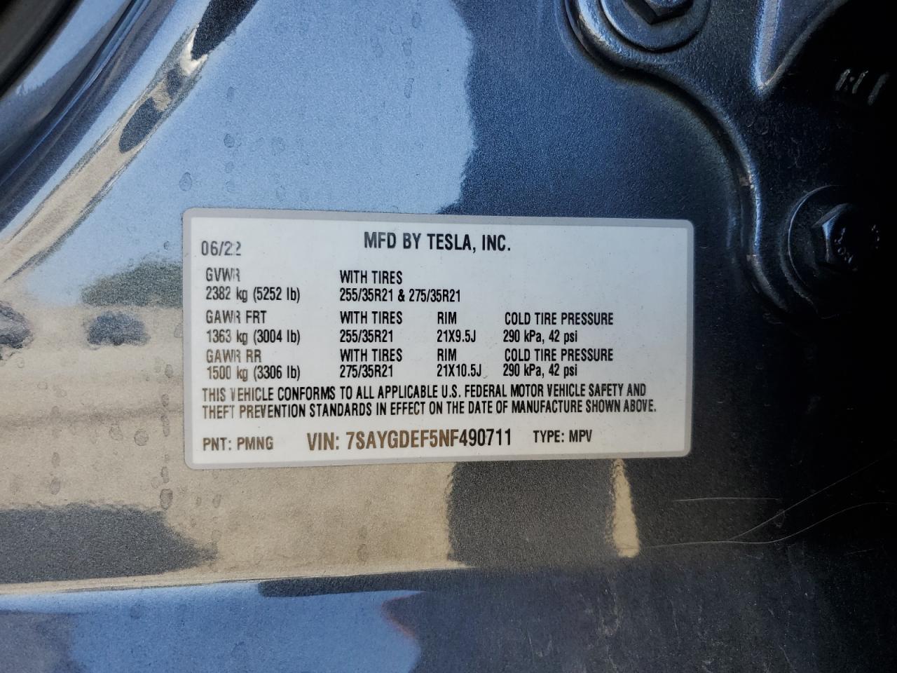 2022 Tesla Model Y - zdjęcie 12