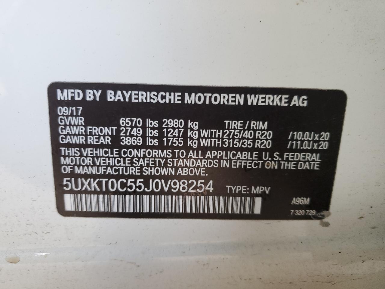 2018 BMW X5 Xdr40E - zdjęcie 13