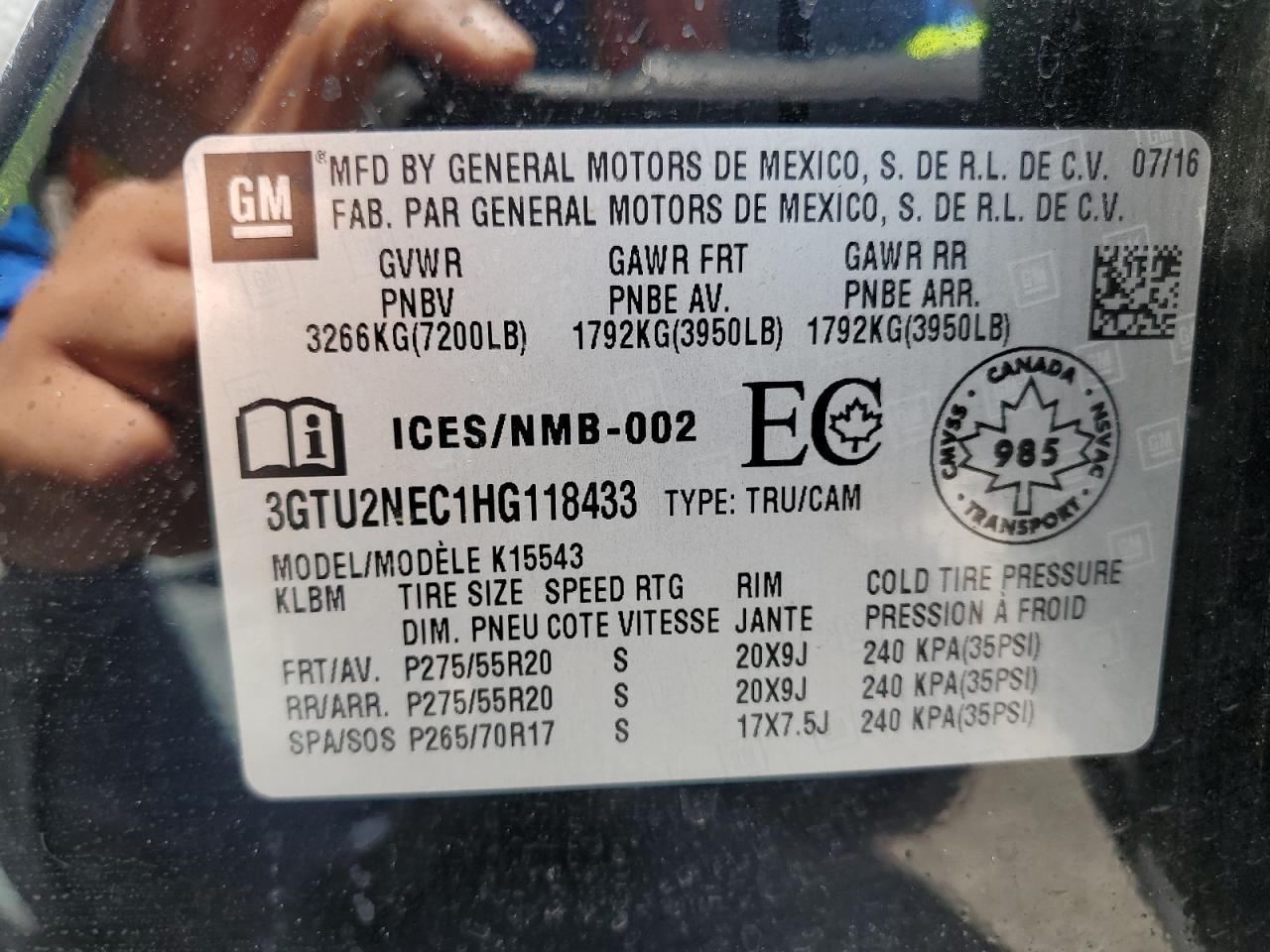 2017 GMC Sierra K1500 Slt - zdjęcie 12