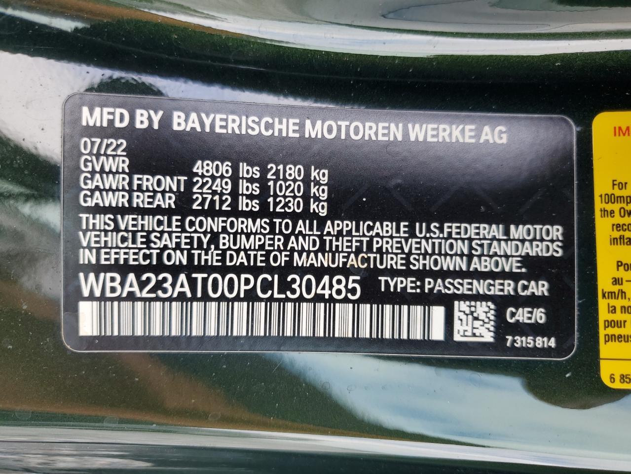 2023 BMW 430I - zdjęcie 12
