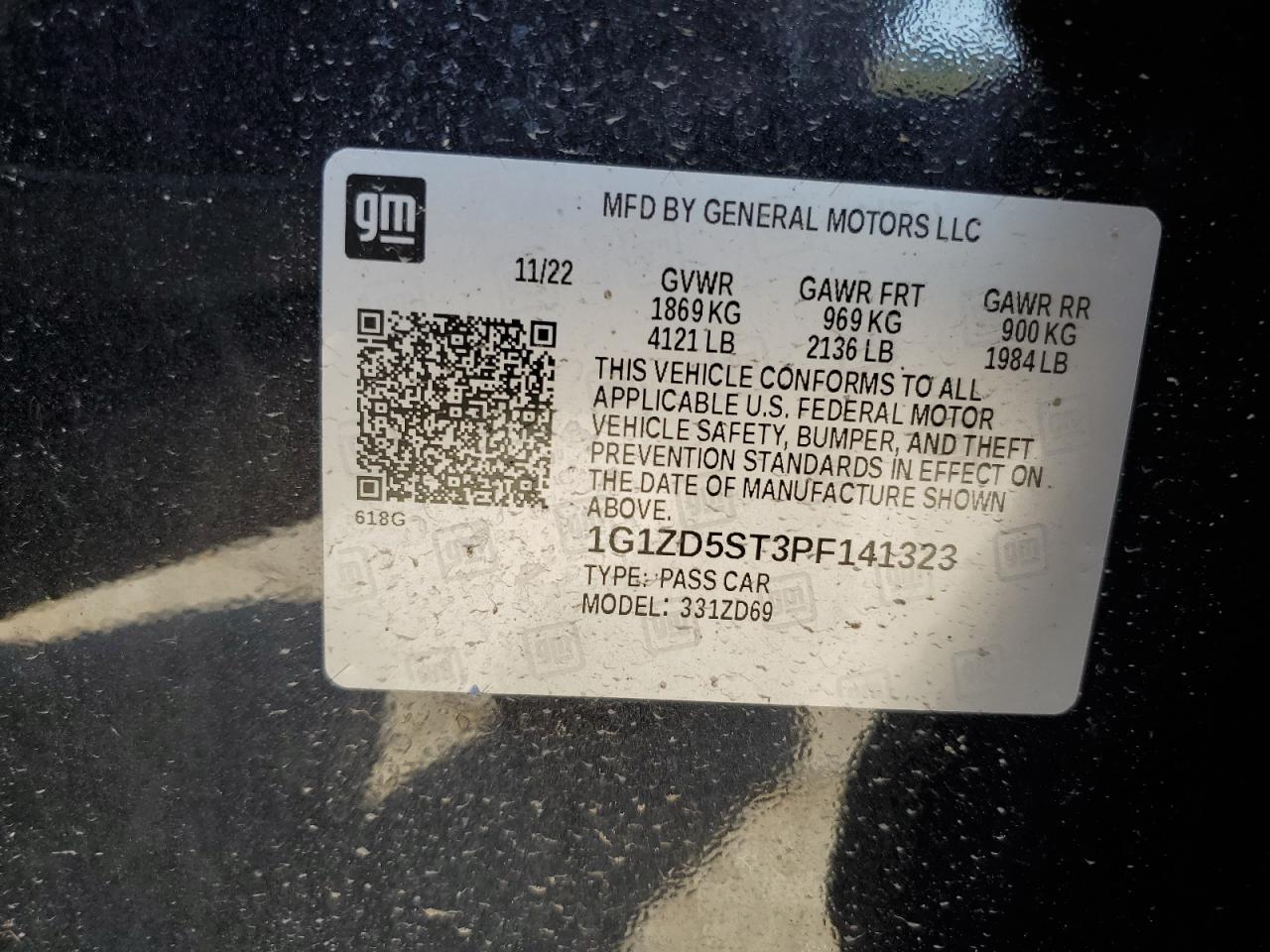 2023 Chevrolet Malibu Lt - zdjęcie 12