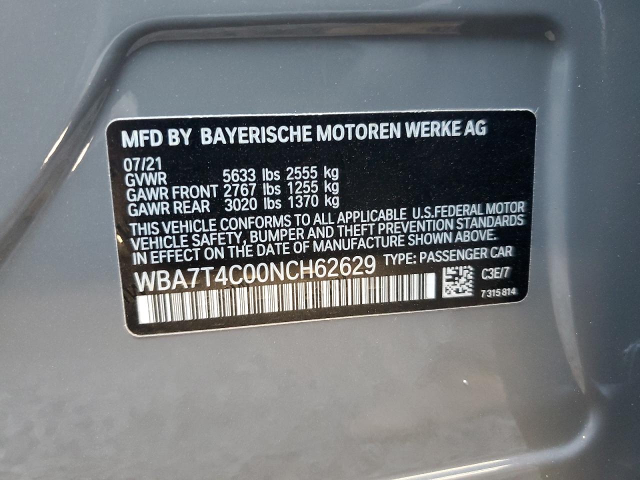 2022 BMW 740 Xi - zdjęcie 12