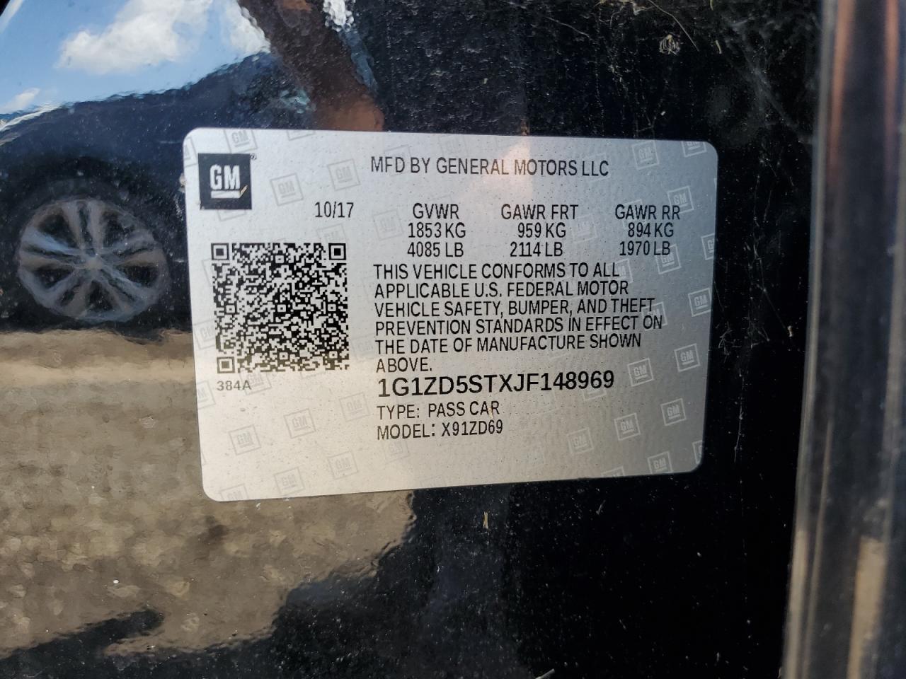 2018 Chevrolet Malibu Lt - zdjęcie 12