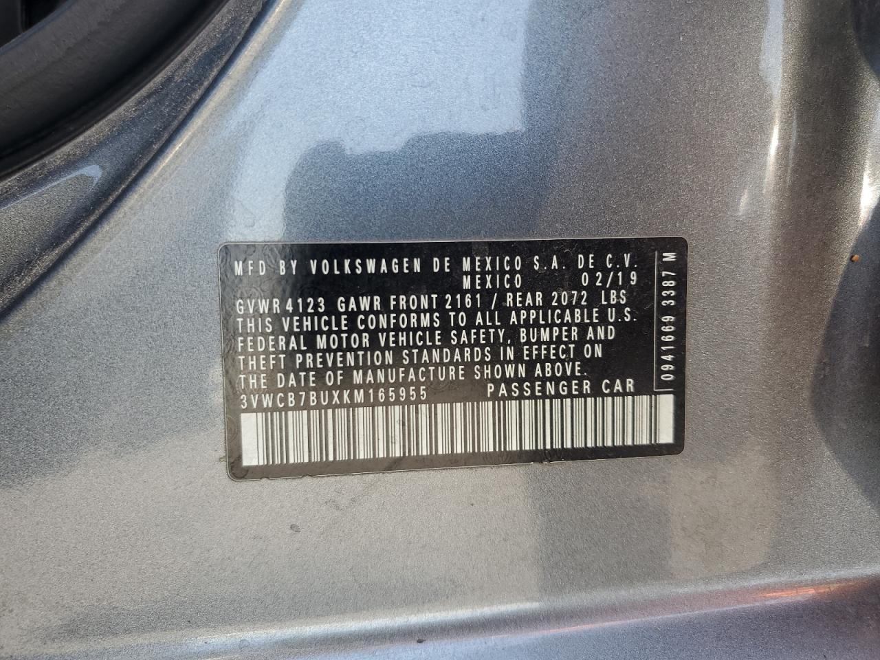 2019 Volkswagen Jetta S - zdjęcie 12