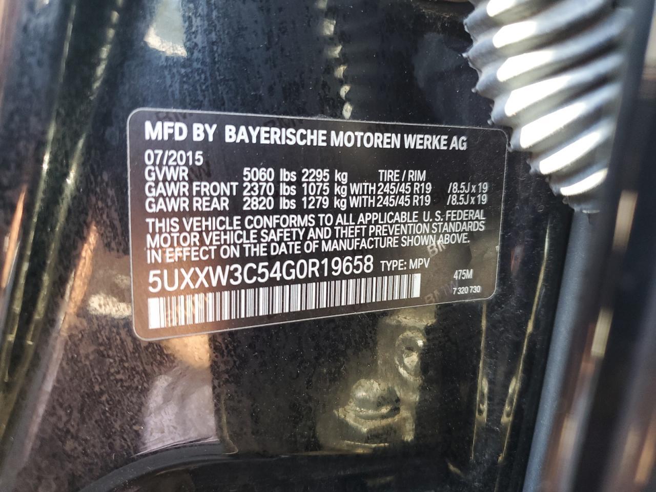 2016 BMW X4 xDrive28I - zdjęcie 13