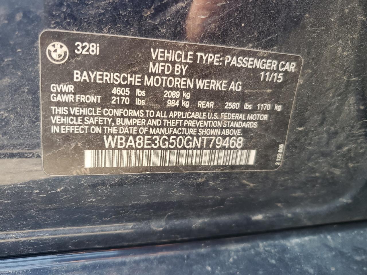 2016 BMW 328 Xi Sulev - zdjęcie 12