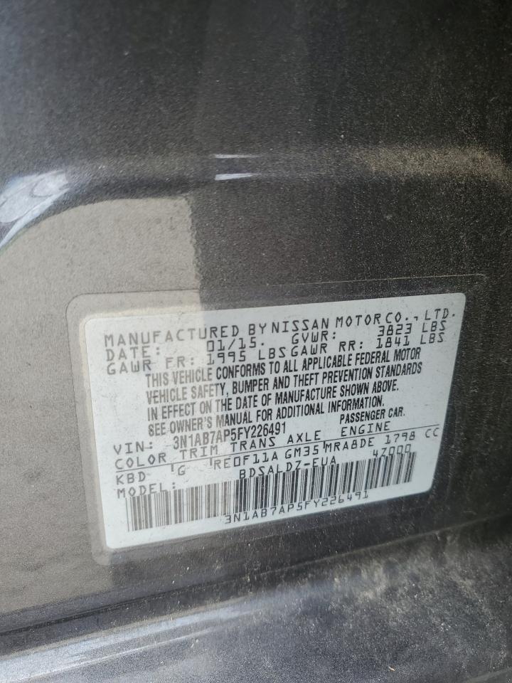 2015 Nissan Sentra S - zdjęcie 12