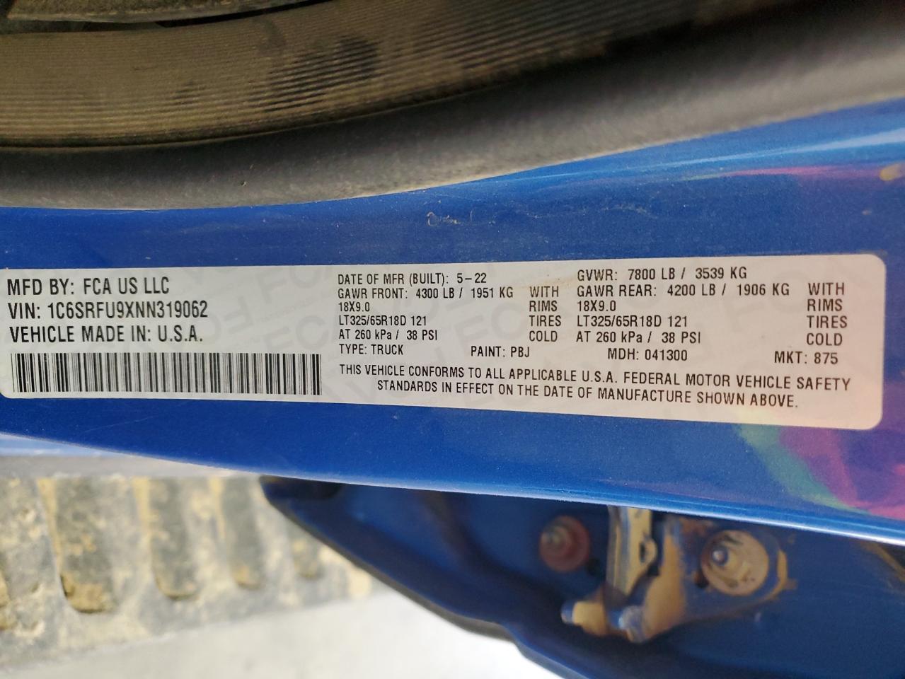 2022 Ram 1500 Trx - zdjęcie 12