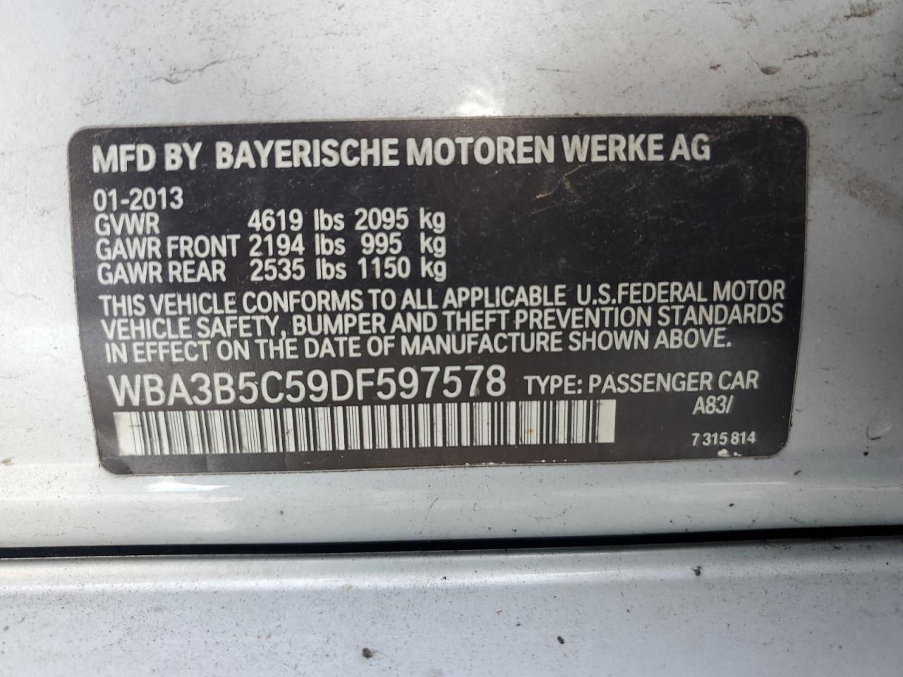 2013 BMW 328 Xi Sulev - zdjęcie 12