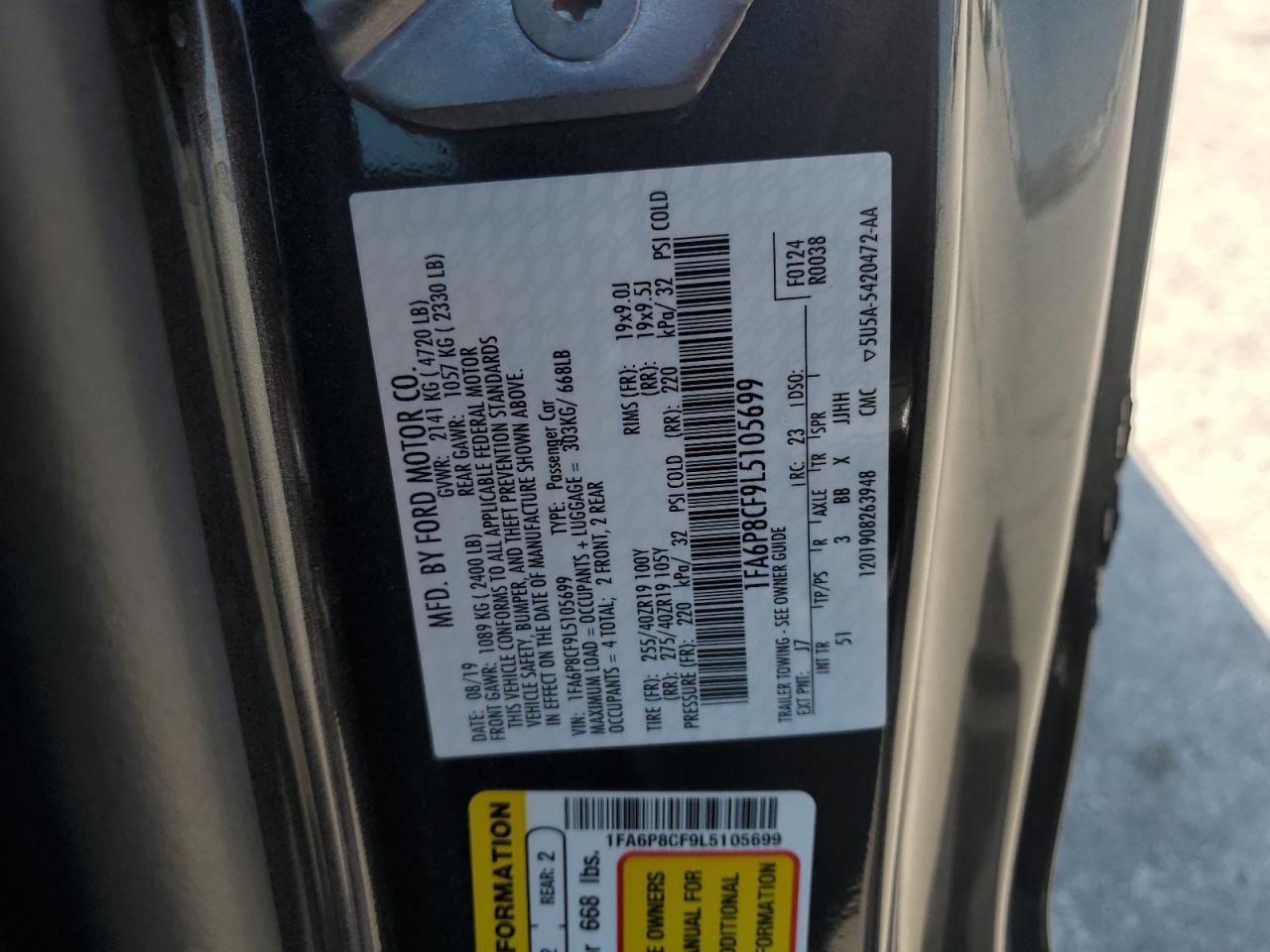 2020 Ford Mustang Gt - zdjęcie 13