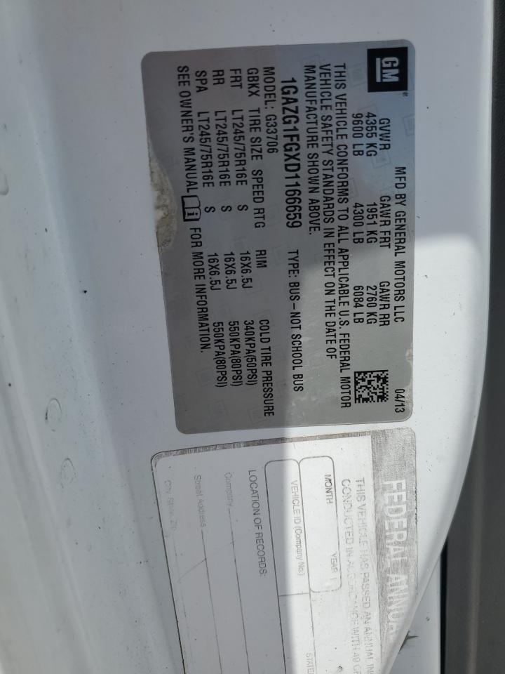 2013 Chevrolet Express G3500 - zdjęcie 14