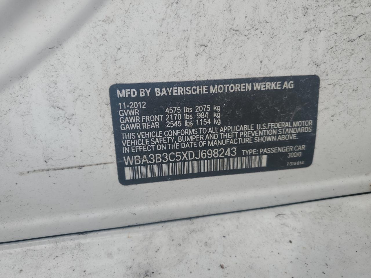 2013 BMW 328 Xi - zdjęcie 12