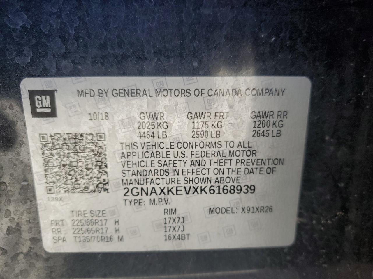 2019 Chevrolet Equinox Lt - zdjęcie 12