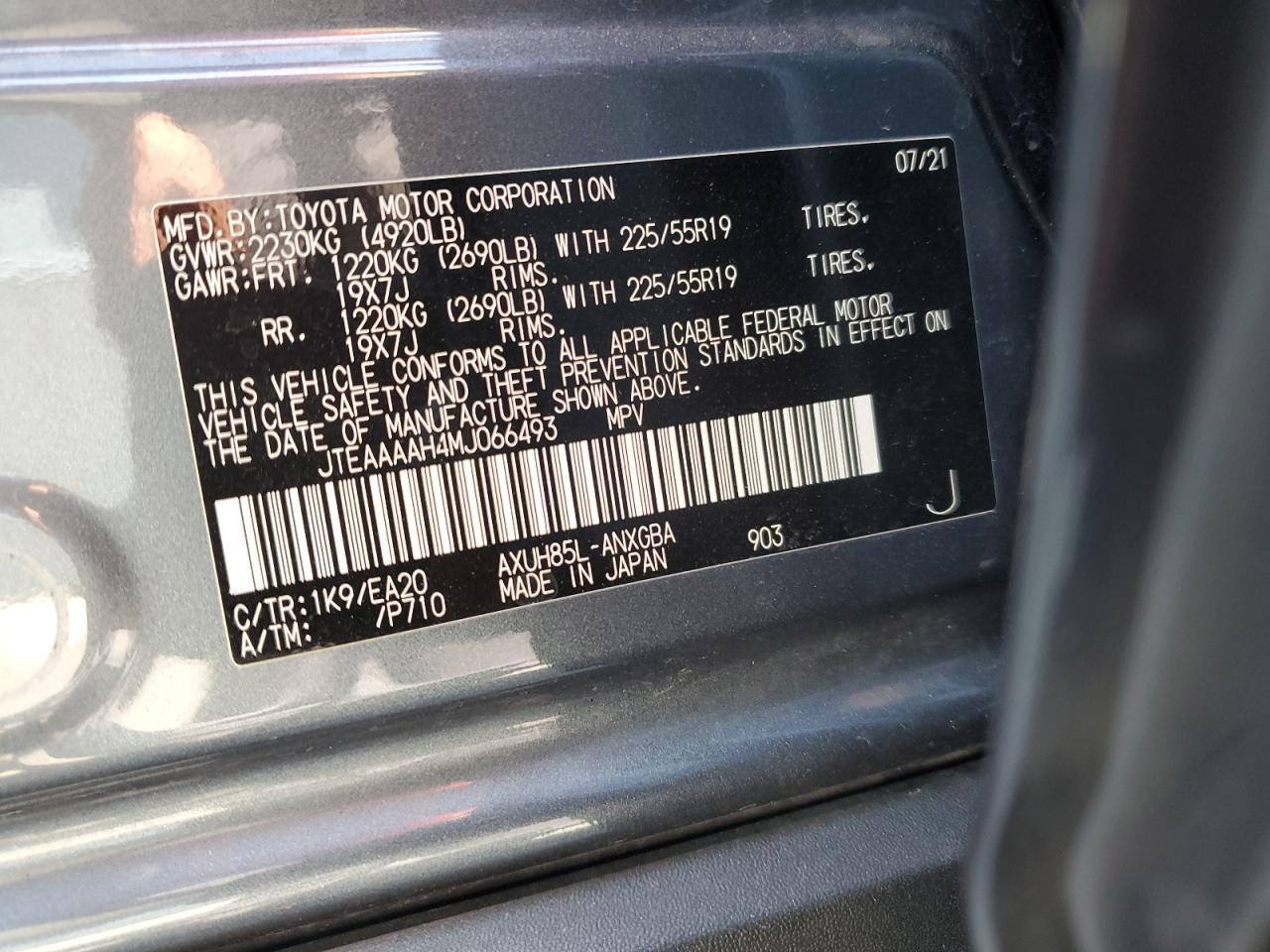 2021 Toyota Venza - zdjęcie 13