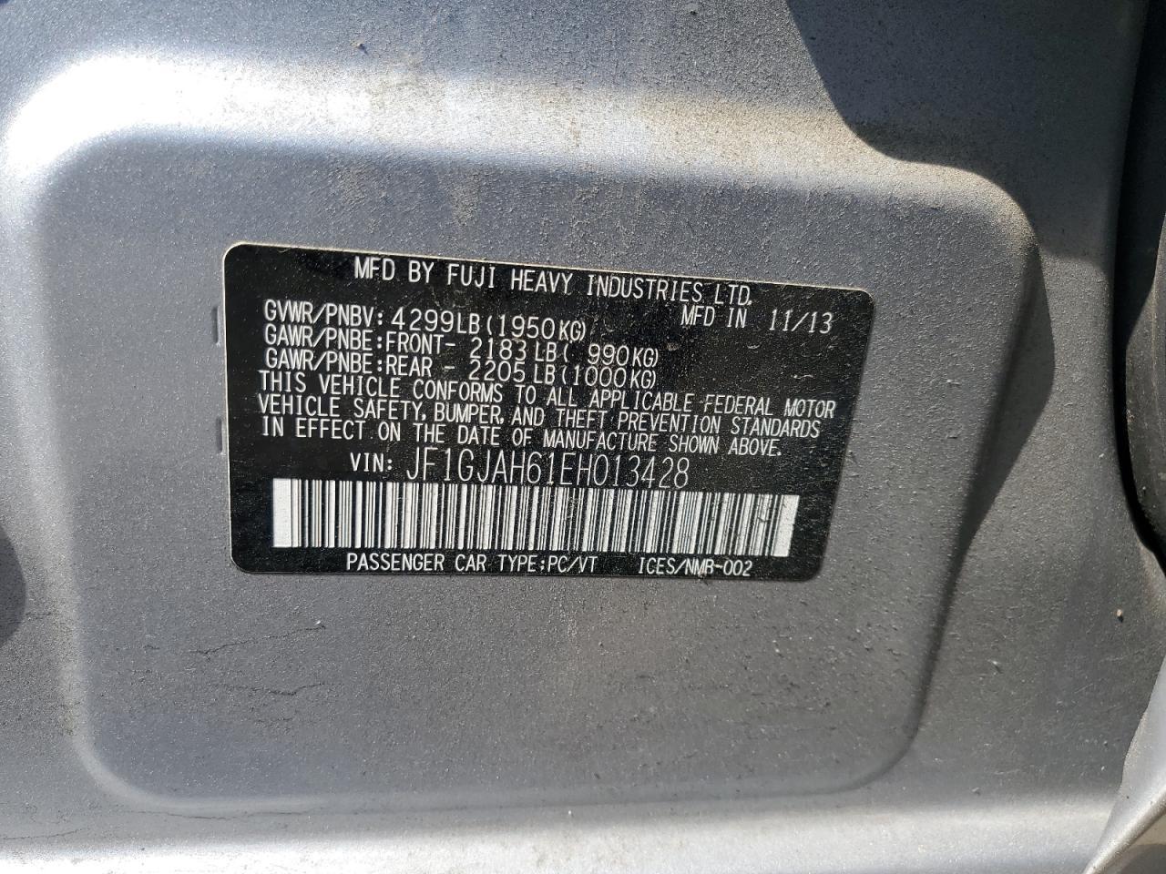 2014 Subaru Impreza - zdjęcie 12