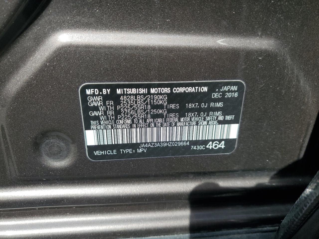 2017 Mitsubishi Outlander Se - zdjęcie 12