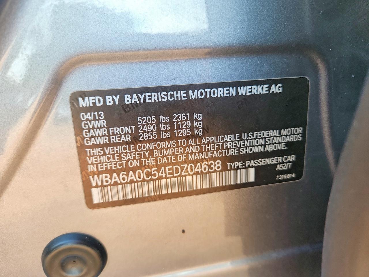 2014 BMW 640 I Gran Coupe - zdjęcie 12