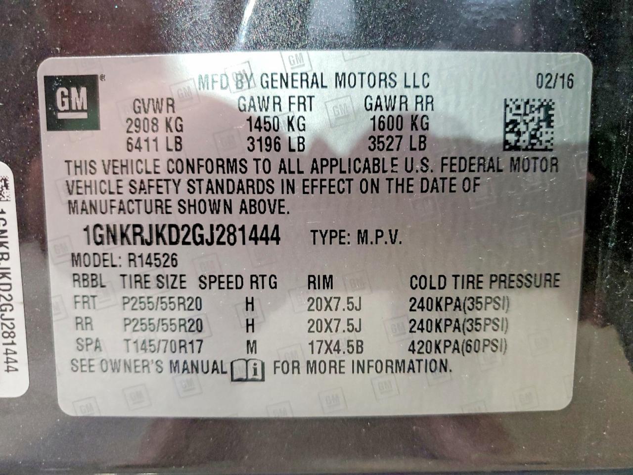 2016 Chevrolet Traverse Ltz - zdjęcie 13