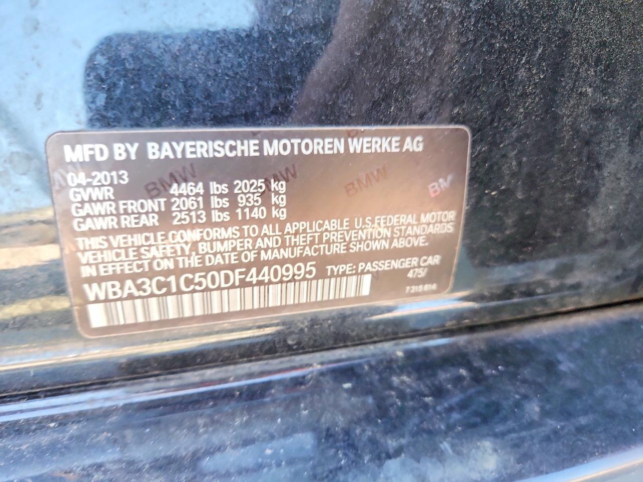 2013 BMW 328 I Sulev - zdjęcie 12